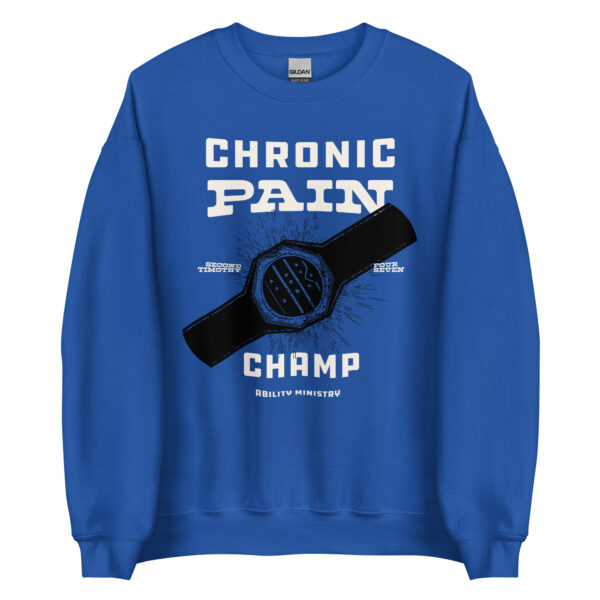 Unisex Crew Neck Sweatshirt Royal Front 67bdda0a8e41f.jpg