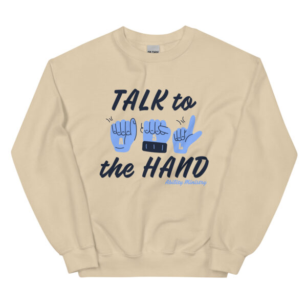 Unisex Crew Neck Sweatshirt Sand Front 67ae41127e231.jpg