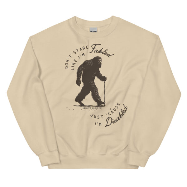 Unisex Crew Neck Sweatshirt Sand Front 67bde9999bb1b.jpg