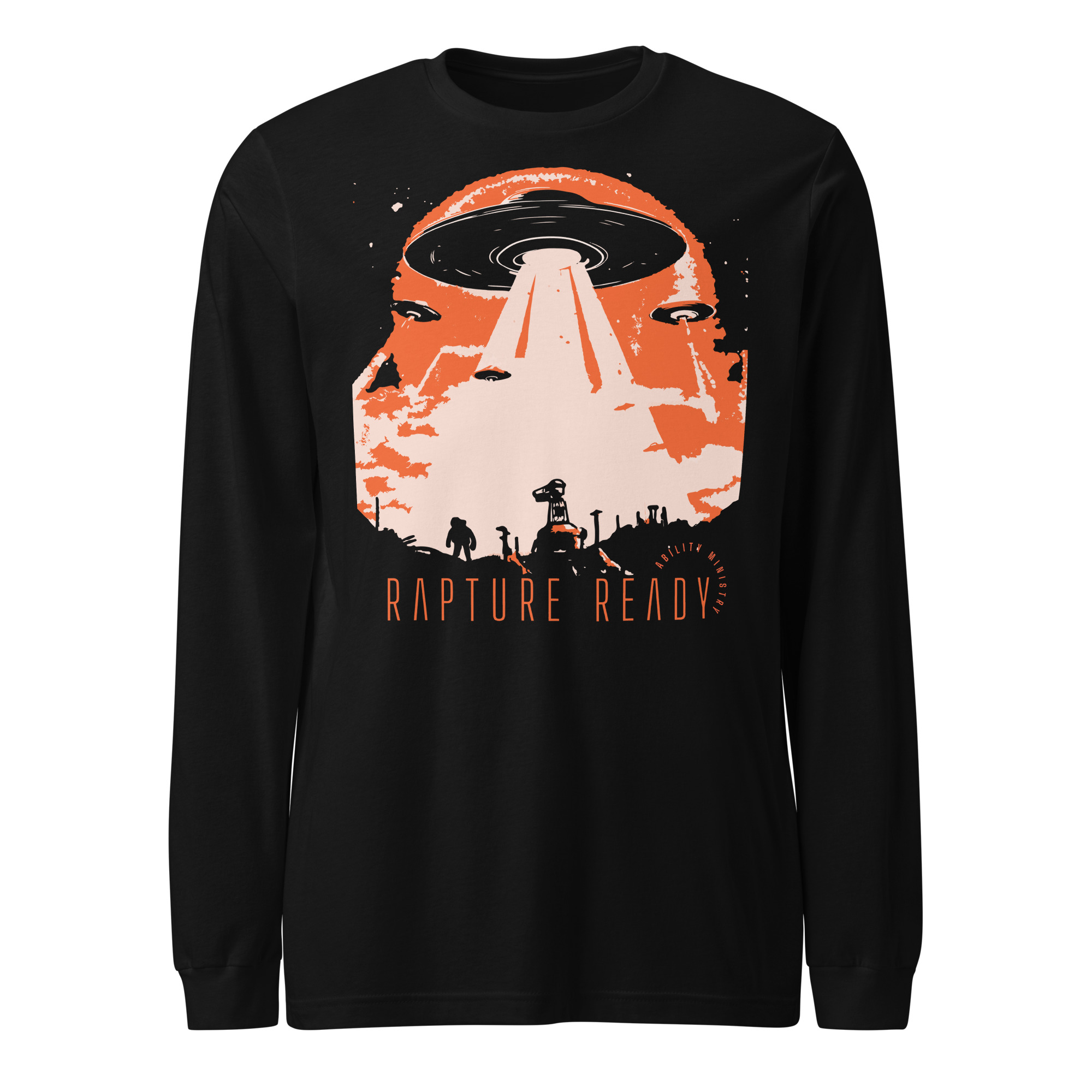 Product image for Rapture Ready Long Sleeve Tee