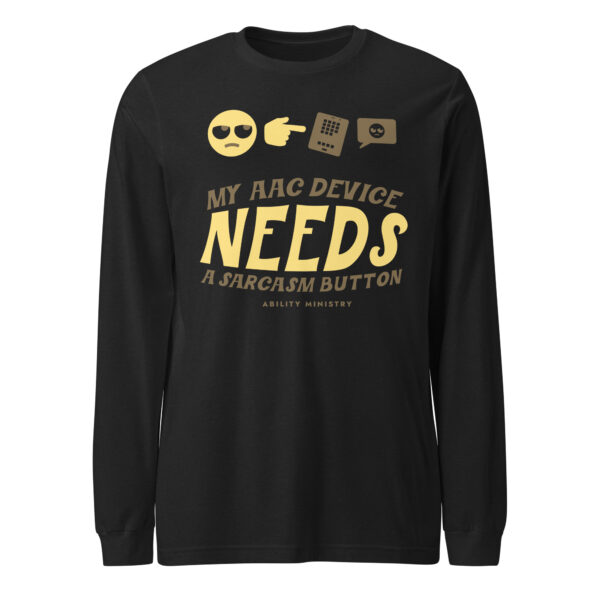 Unisex Long Sleeve Tee Black Heather Front 67b47f89857cd.jpg