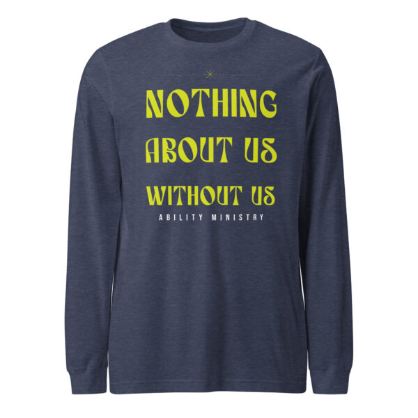 Unisex Long Sleeve Tee Heather Navy Front 67b663a989191.jpg