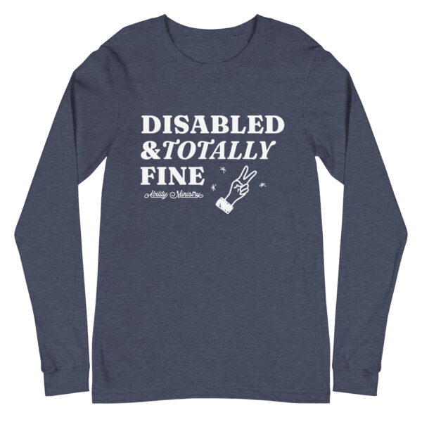 Unisex Long Sleeve Tee Heather Navy Front 67bcfa9a4df7c.jpg