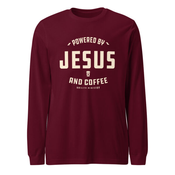 Unisex Long Sleeve Tee Maroon Front 67afa3da26b86 2.jpg