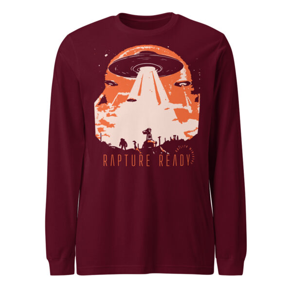 Unisex Long Sleeve Tee Maroon Front 67b48393f2e5e.jpg