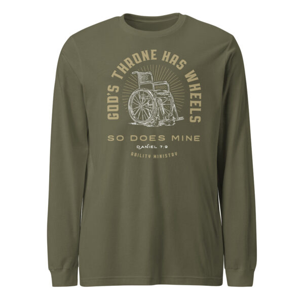 Unisex Long Sleeve Tee Military Green Front 67ae7122dca86.jpg