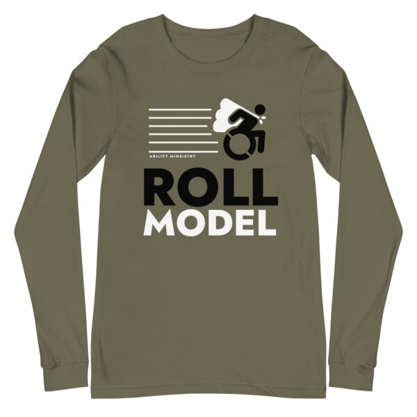 Unisex Long Sleeve Tee Military Green Front 67ae7dc9e0951.jpg