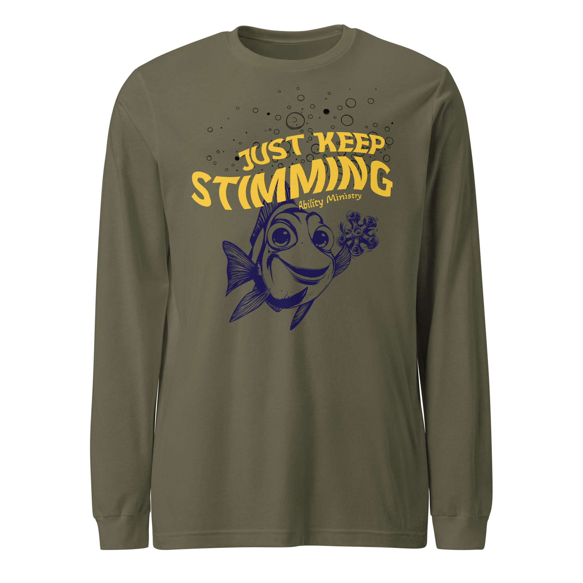 Product image for Just Keep Stimming Long Sleeve Tee