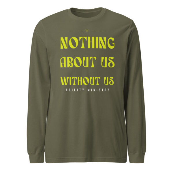 Unisex Long Sleeve Tee Military Green Front 67b663a992256.jpg