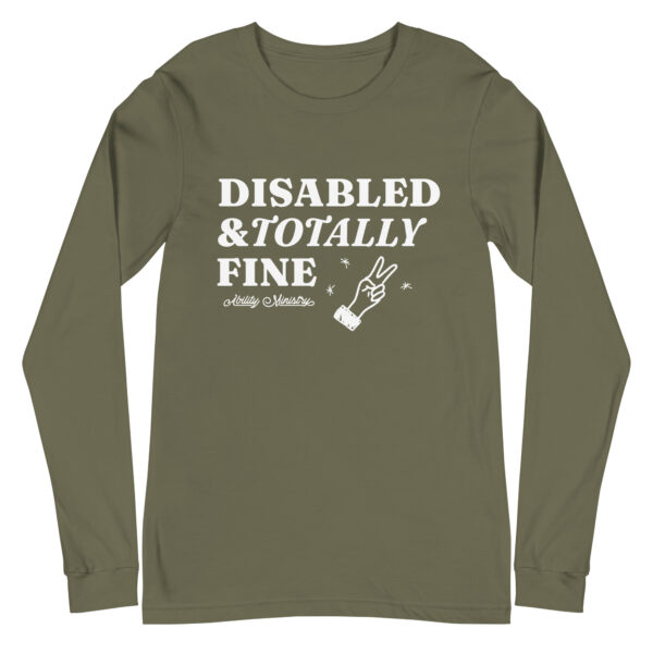 Unisex Long Sleeve Tee Military Green Front 67bcfa9a5bf7c.jpg