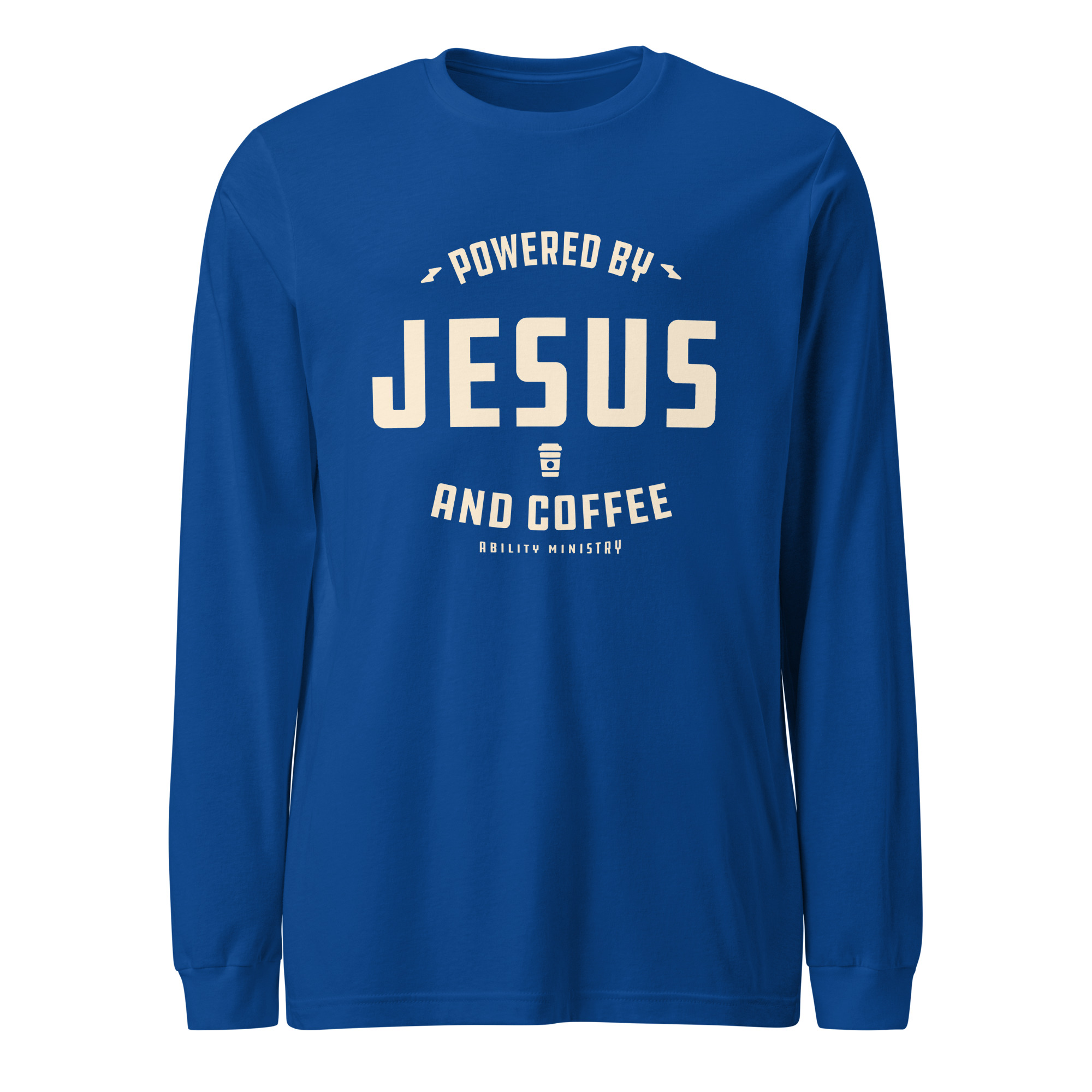 Product image for Jesus and Coffee Long Sleeve Tee