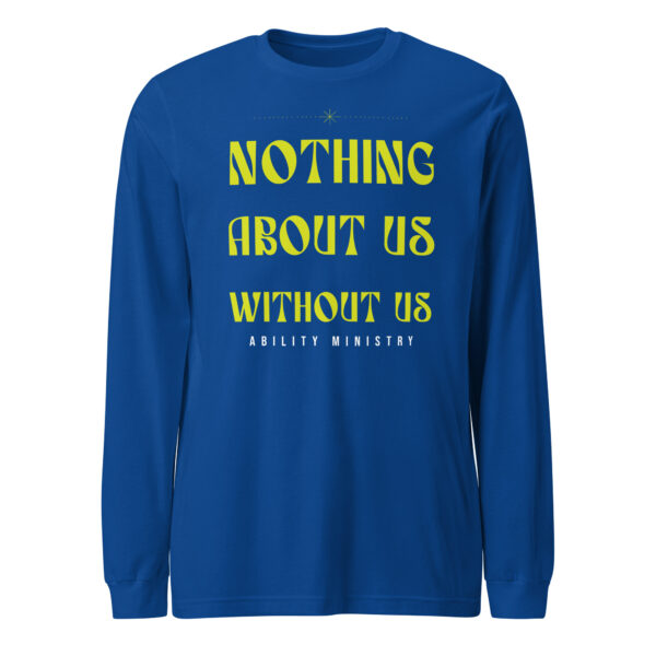 Unisex Long Sleeve Tee True Royal Front 67b663a985838.jpg