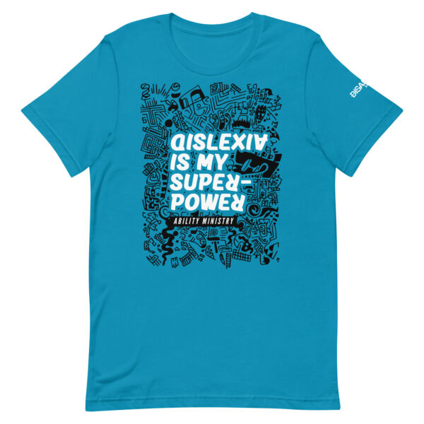 Unisex Staple T Shirt Aqua Front 67ae80e0927f0.jpg