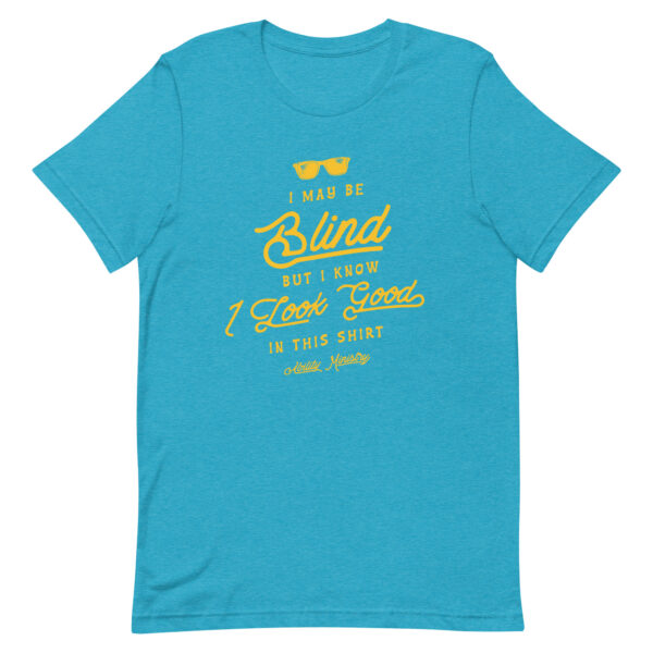 Unisex Staple T Shirt Heather Aqua Front 67bceb705ac03.jpg