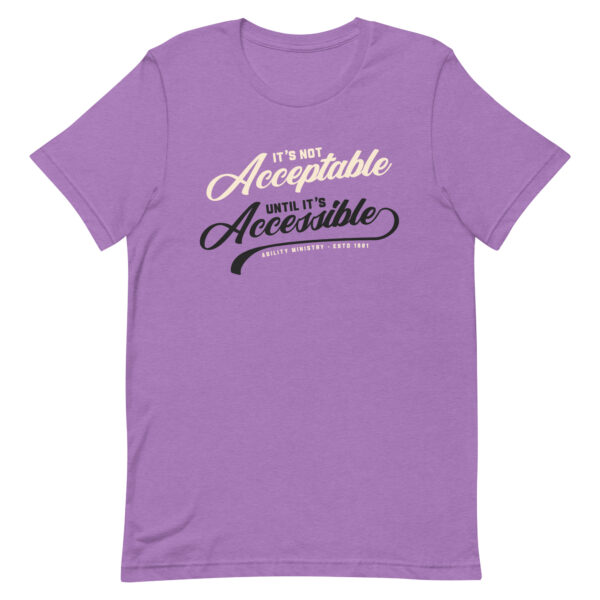 Unisex Staple T Shirt Heather Team Purple Front 67aba9147c6e7.jpg