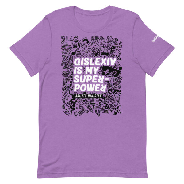 Unisex Staple T Shirt Heather Team Purple Front 67ae80e0af78b.jpg