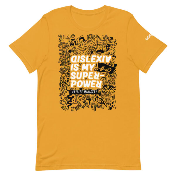 Unisex Staple T Shirt Mustard Front 67ae80e0ea59e.jpg