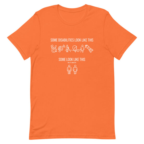 Unisex Staple T Shirt Orange Front 67bcd8a6bddff.jpg