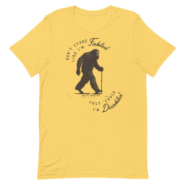 Unisex Staple T Shirt Yellow Front 67bde517d0621.jpg