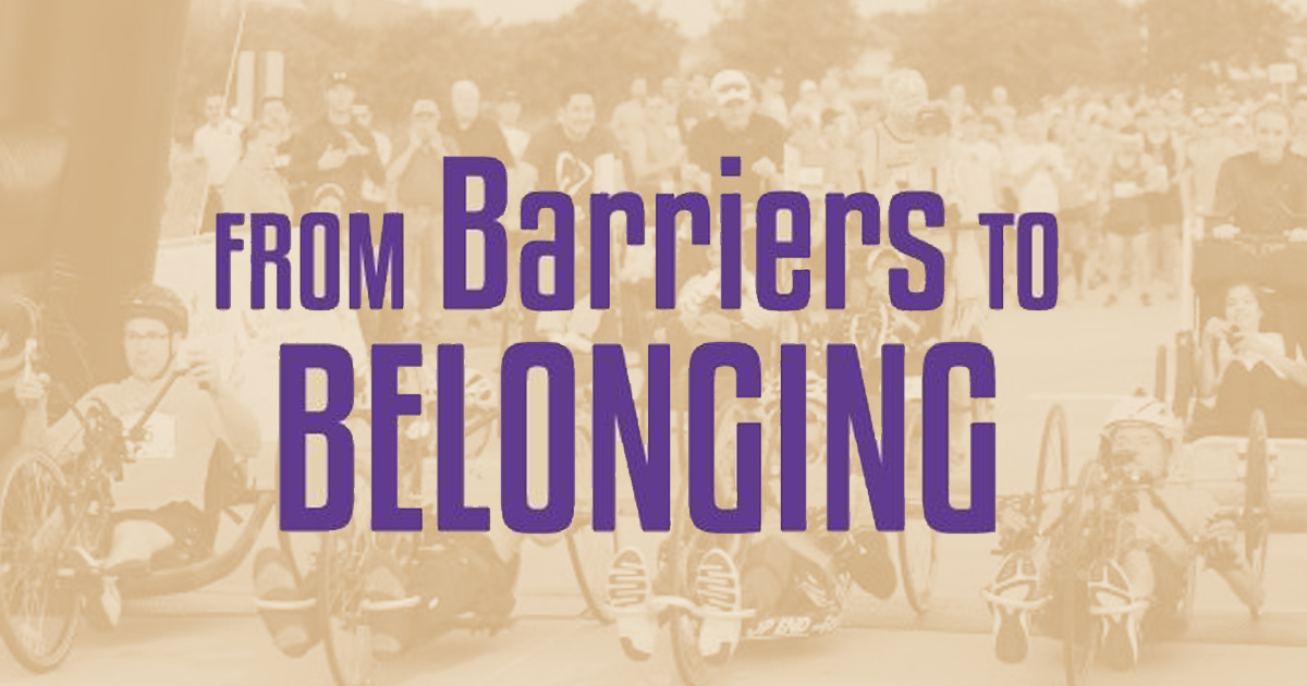 From Barriers to Belonging By Dr. Vickie Byler Published by CSRM (Christian Sports Recreation Ministries) & Overwhelming Victory Press