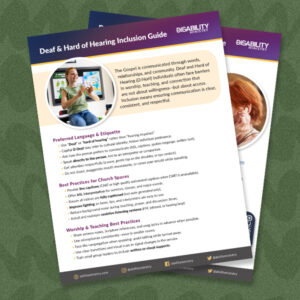 Deaf & Hard of Hearing Inclusion Guide