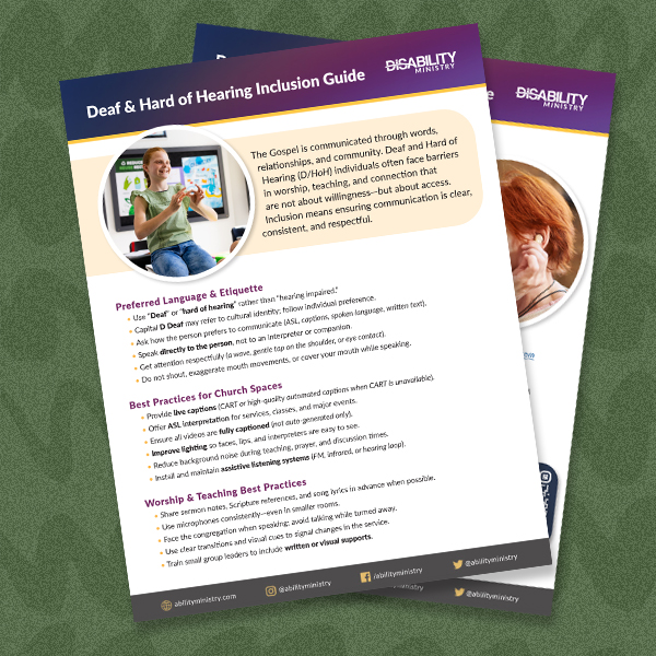 Product image for Deaf & Hard of Hearing Inclusion Guide