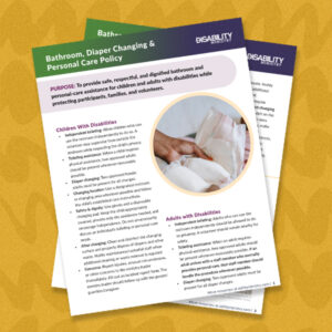 Bathroom, Diaper Changing & Personal Care Policy